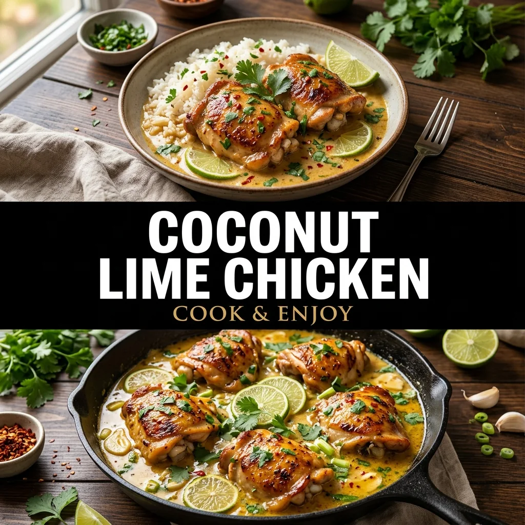Coconut Lime Chicken recipe poster