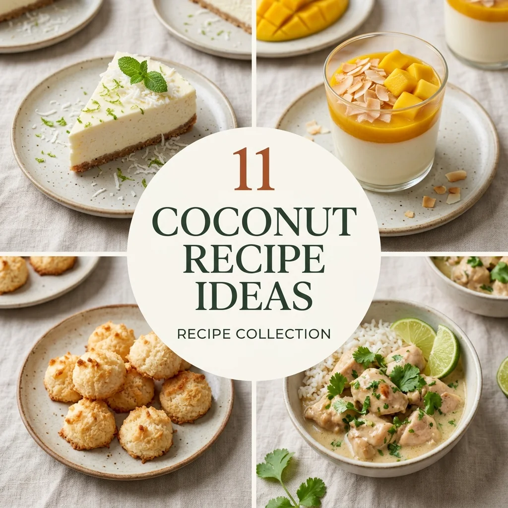 Coconut Recipe Ideas — 11 recipe ideas